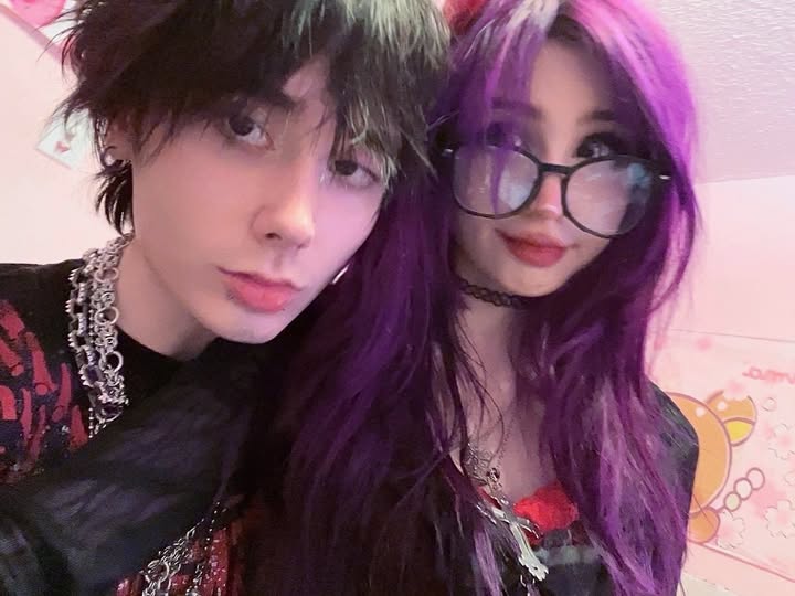 Instagram post by @pupeoi for TTDeye. Caption reads: i miss u 🥀🥀🥀 @ajdinruins 

the contact lens are....