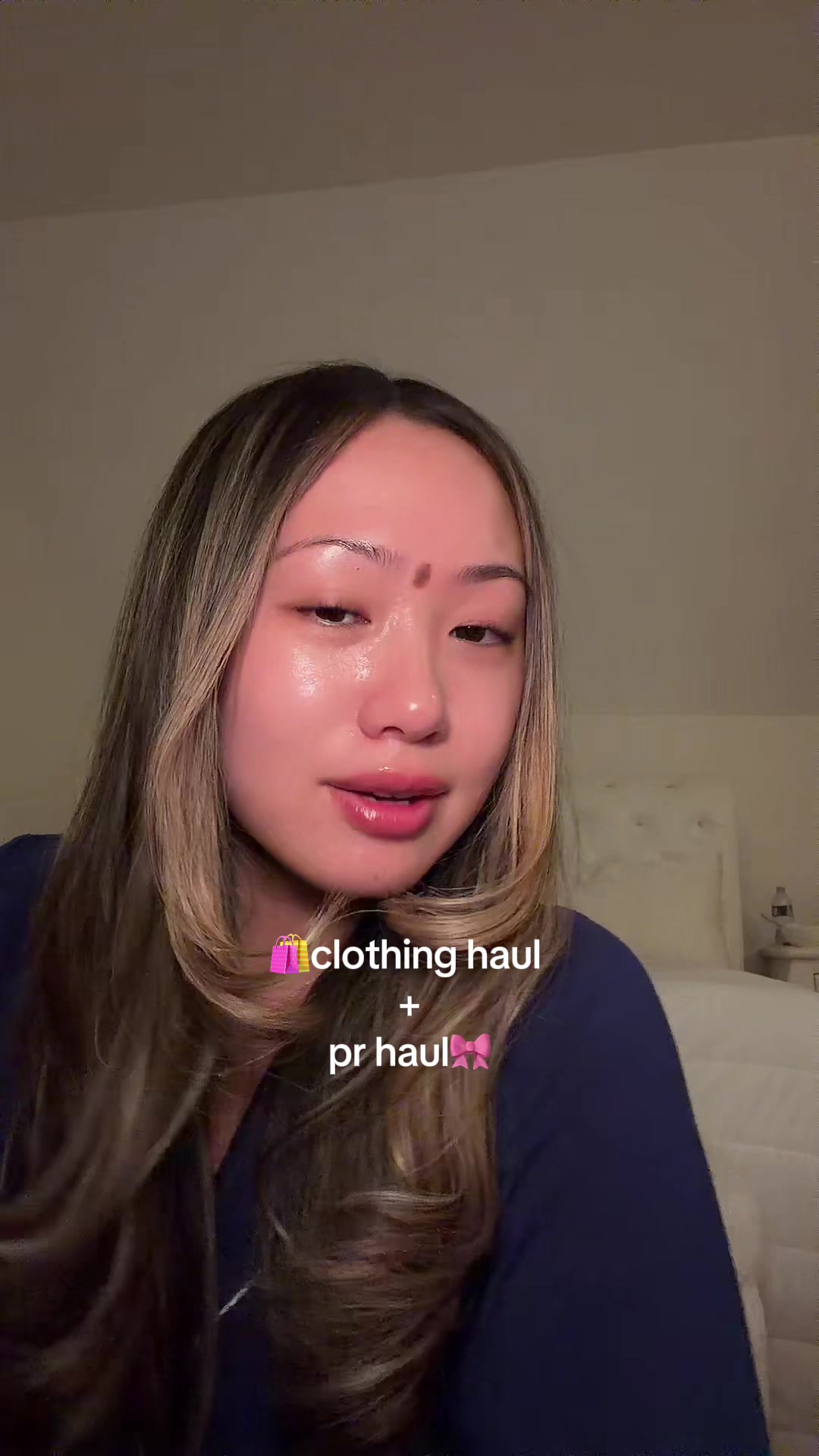 TikTok post by @zhezzhong for BASMA Beauty. Caption reads: [...] + pr haul😛😛 thank you @ILIA Beauty @BASMA....