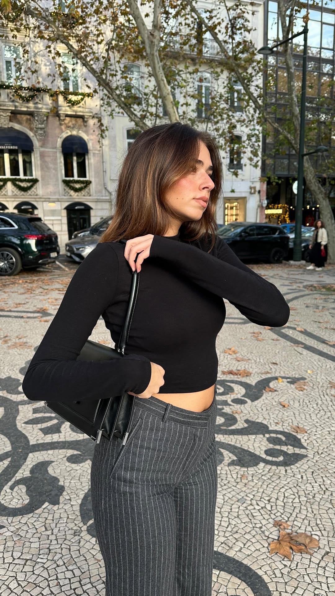 Instagram post by @sofia.barbosa for The Kooples. Caption reads: 🩶.