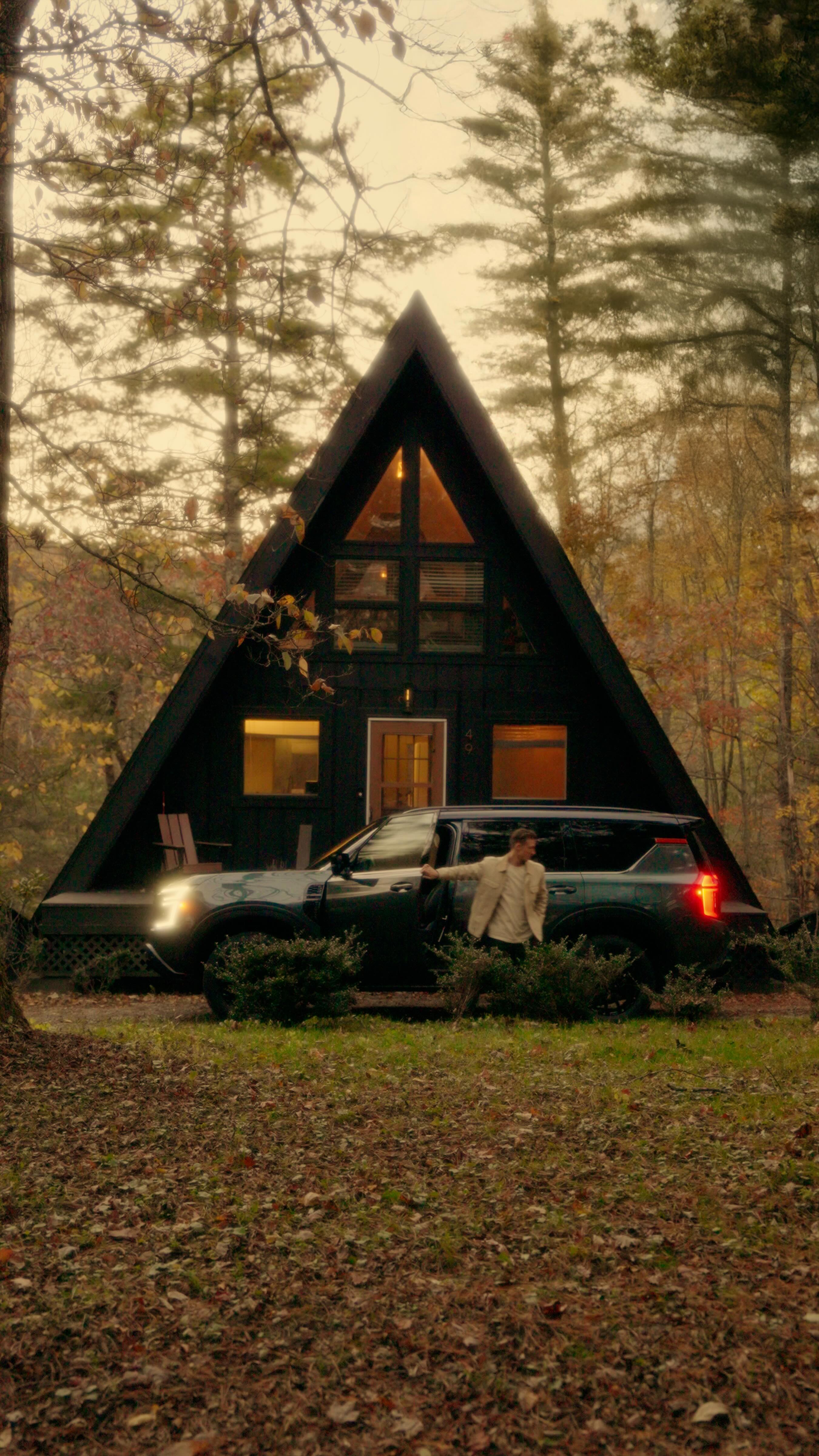 Instagram post by @kylenutt for Nissan USA. Caption reads: Fall in the Smokies 🍁⛰ We spent a few days....