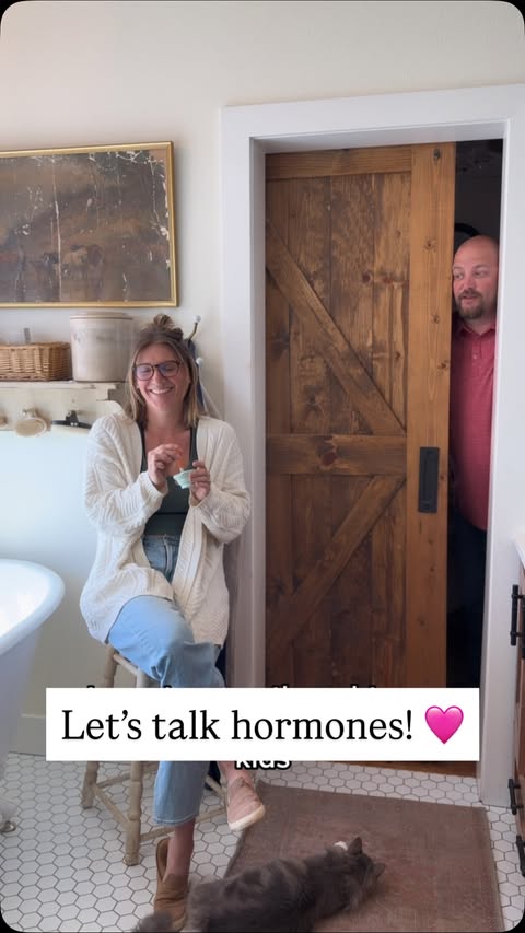 Instagram post by @ekseabourn for Mira Fertility. Caption reads: Morning in the life 🩷 let’s talk hormones! Now....