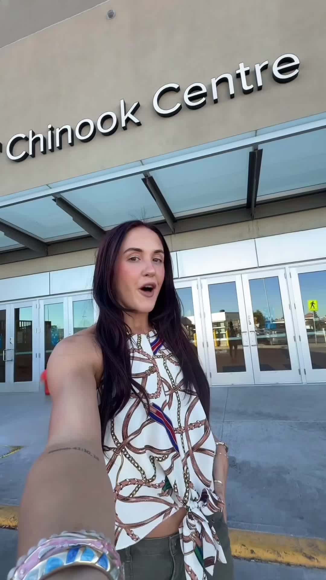 TikTok post by @cadillacfairview for Davidstea. Caption reads: [...] to Double Zero and a sweet stop at....