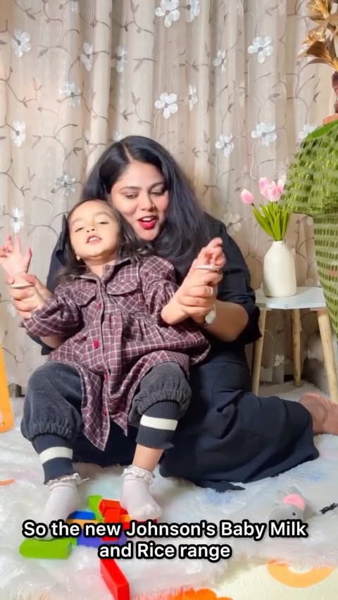 Instagram post by @ranu_karim for Johnson’s Baby. Caption reads: [...] designed for delicate baby skin, Johnson’s....