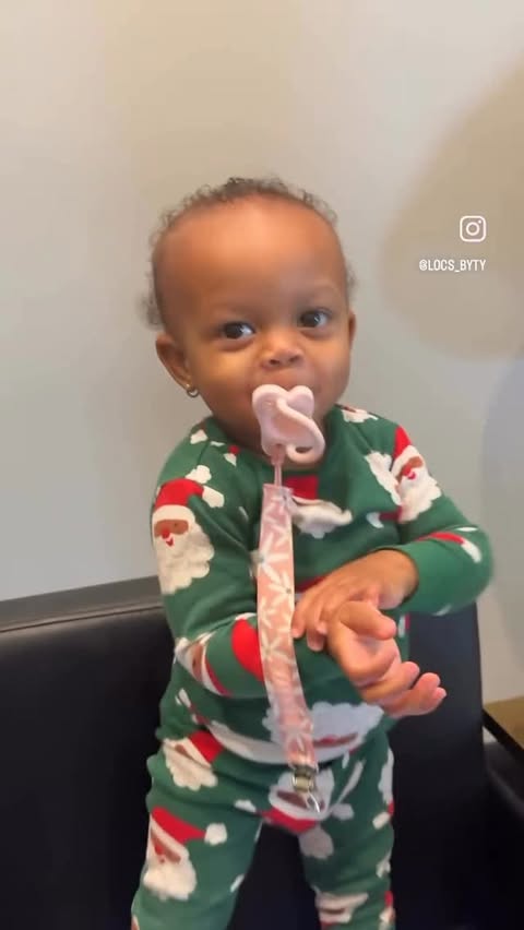 Instagram post by @kiragodfrey2 for Design Essentials. Caption reads: My Lil baby boo enjoyed hair washing day even tho....