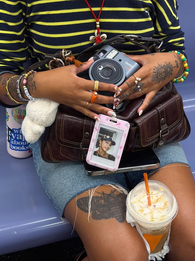Instagram post by @subwayhands for Fujifilm Instax North America. Caption reads: instax subway scavenger hunt ! All summer I’ve....