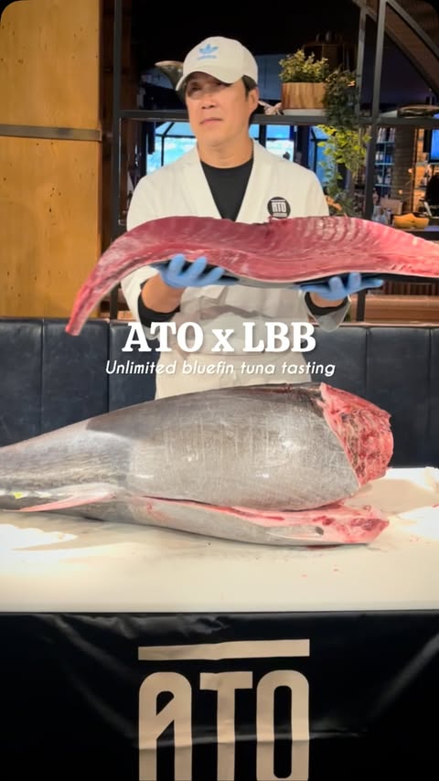 Instagram post by @lobsterburgerbar for Toronto/GTA Business Promotions & Collaborations. Caption reads: ✨ @atorestaurant x @lobsterburgerbar....