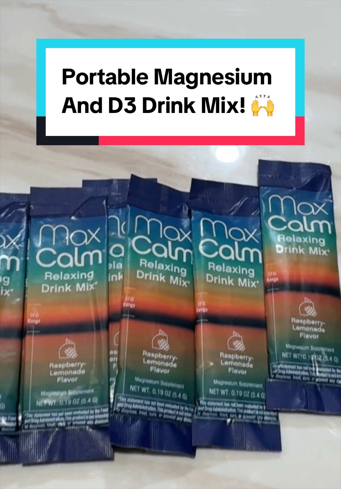 TikTok post by @the_greatest_flex for Natural Vitality®. Caption reads: [...] if you want to try this one! ☝️....