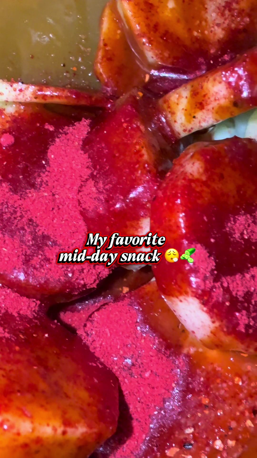 TikTok post by @vidaconaileen24 for Sr. Michelado. Caption reads: My go-to mid-day snack when I’m craving something....