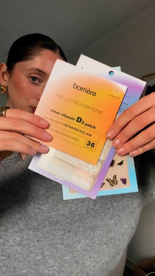 Instagram post by @bewellbybella for Barrière. Caption reads: vitamins you can wear @mybarriere 

– traditional....