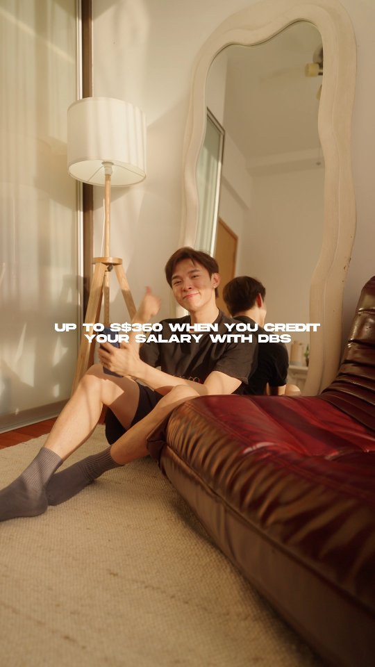 Instagram post by @adentyz for DBS Bank. Caption reads: Adulting hack: don’t cancel the bubble tea 🧋,....