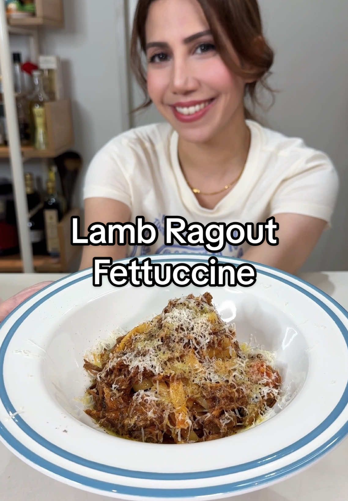 TikTok post by @aniscooks for Barilla. Caption reads: This weather always makes me crave something warm....