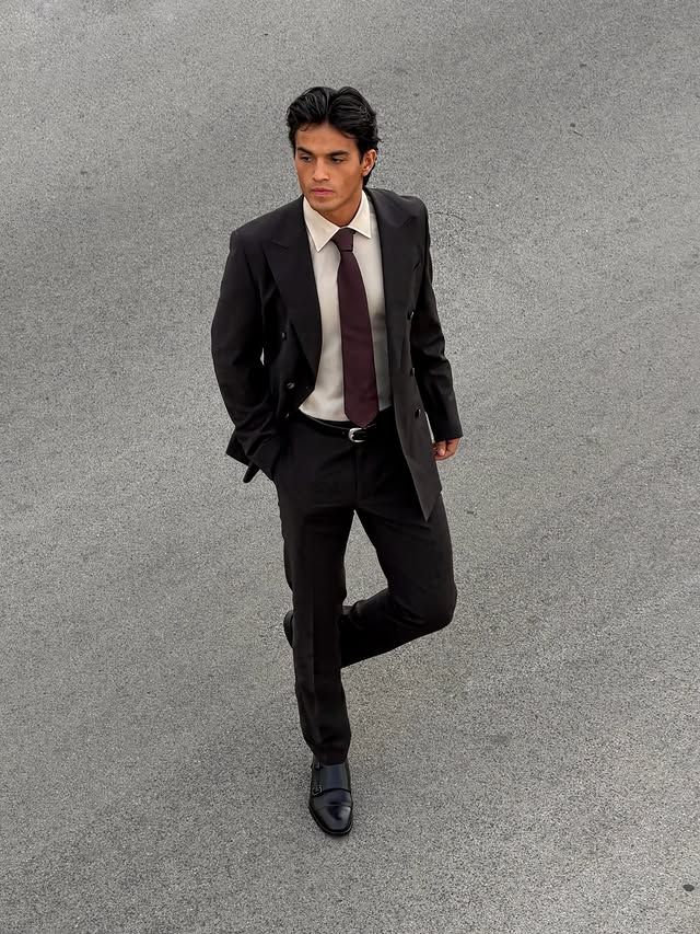 Instagram post by @can_lakurta for Reiss. Caption reads: late summer in @reiss ad.