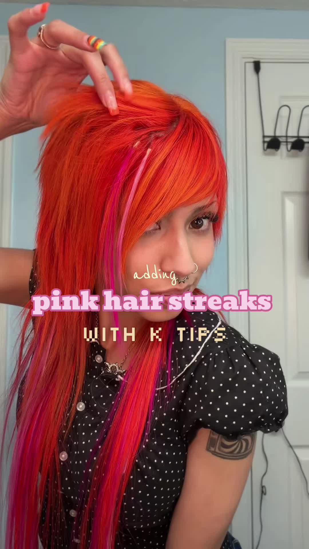 TikTok post by @taramarizzle for Goo Goo Hair. Caption reads: @googoohairshop @GOO GOO love these extensions &....