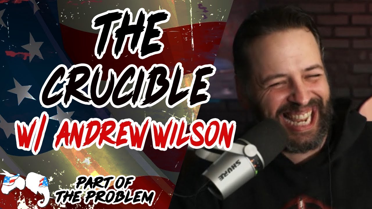YouTube post by @PartOfTheProblem for Neveneyewear. Caption reads: The Crucible w/ Andrew Wilson | Part Of The....
