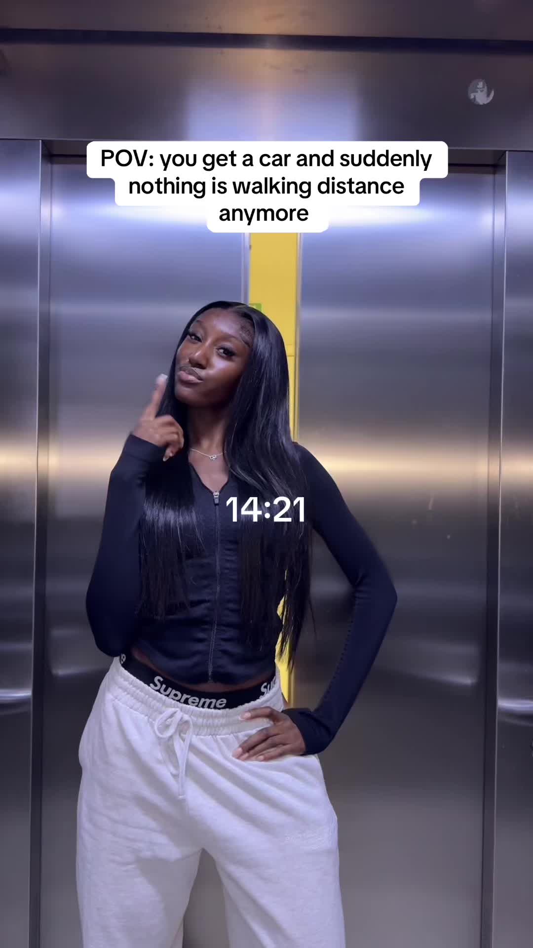 TikTok post by @nataniahinds for Lipton Ice Tea Switzerland. Caption reads: ad | 10min walk for some @liptonicetea?? Nah I’d....