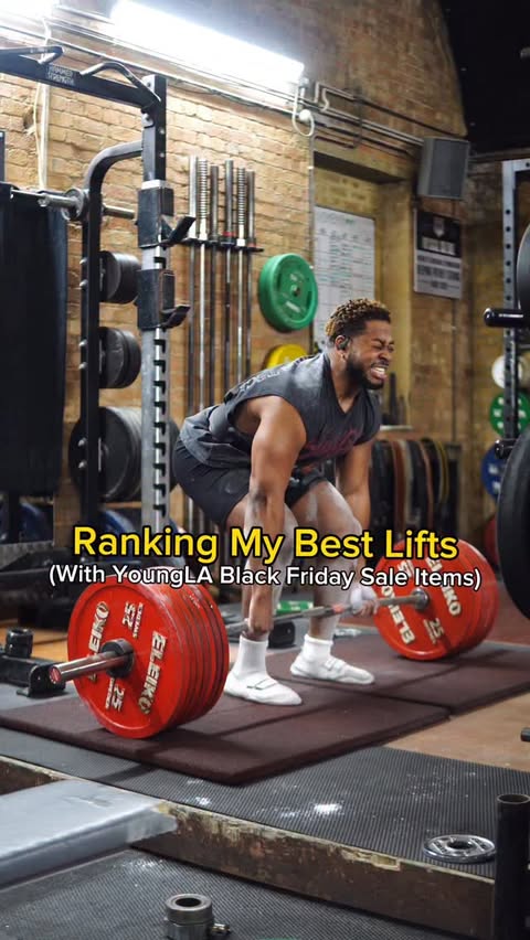 Instagram post by @nathanielmassiah for YoungLA. Caption reads: Code NATE for 30% off @youngla Black Friday....