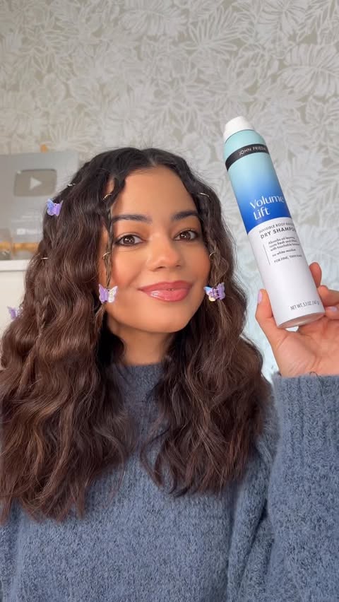 Instagram post by @julissa_guillen for John Frieda US. Caption reads: [...] Festival season READY with this NEW....