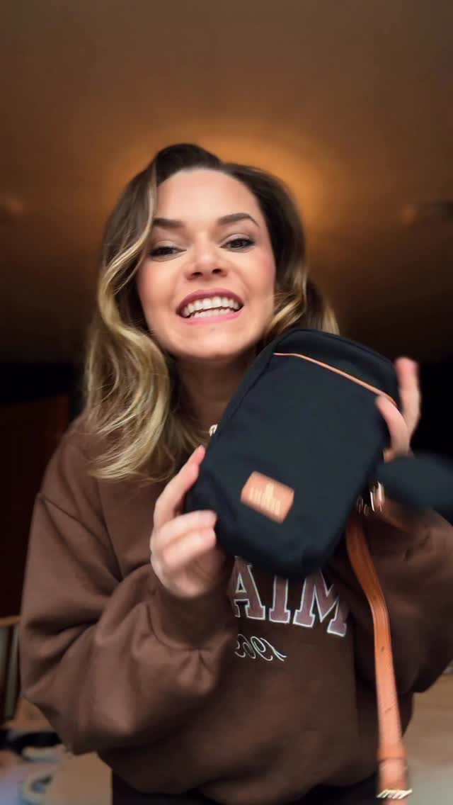 Instagram post by @stylebyfabiobrien for Nordace. Caption reads: Just the essentials! 💁‍♀️ The Siena Nexus....