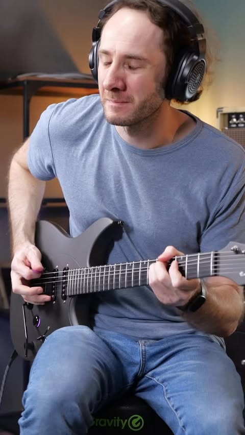 Instagram post by @sr.guitar for ENYA MUSIC. Caption reads: [...] - Bon Jovi 🎸 (Ad) I am using the....