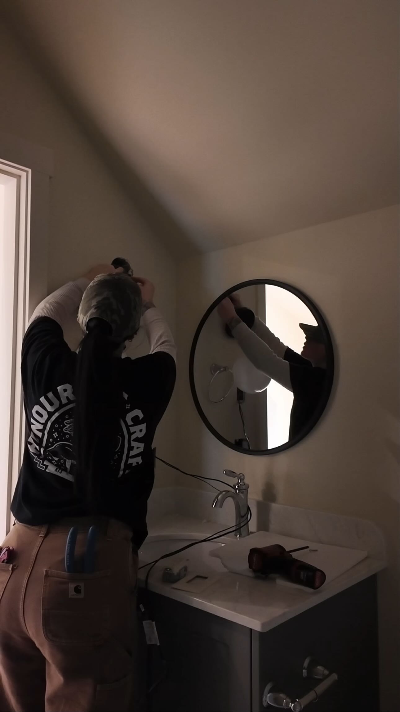 Instagram post by @karlythesparky for Milwaukee Tool. Caption reads: i just know those 2-bars will last me til 2026....