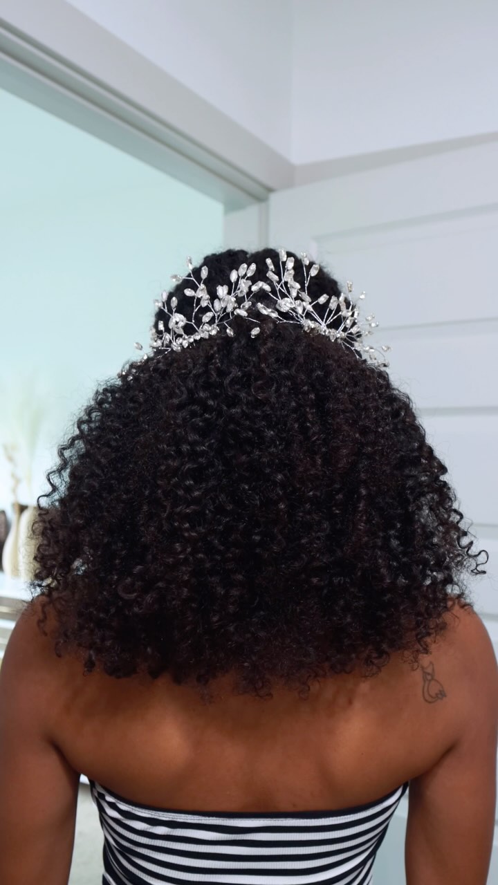 Instagram post by @tiana.my for CURLSMITH. Caption reads: #ad I still haven’t landed on a style for my....