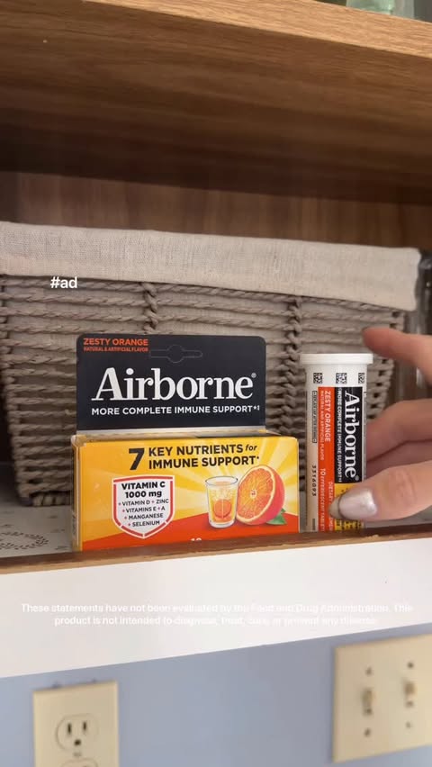 Instagram post by @ktnago13 for Airborne. Caption reads: [...] as my workouts. This is why I take Airborne!....