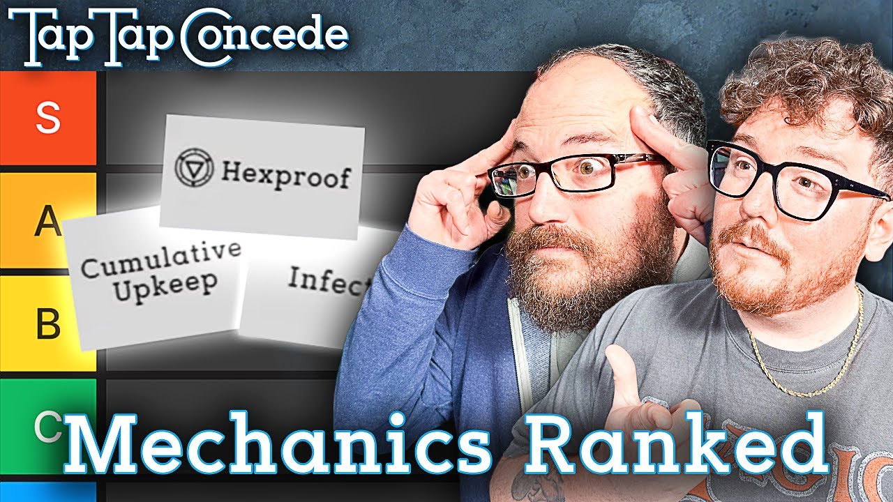 YouTube post by @LRRMTG for Dragon Shield. Caption reads: Mechanics Ranked Part 1 || TTC Ep572.