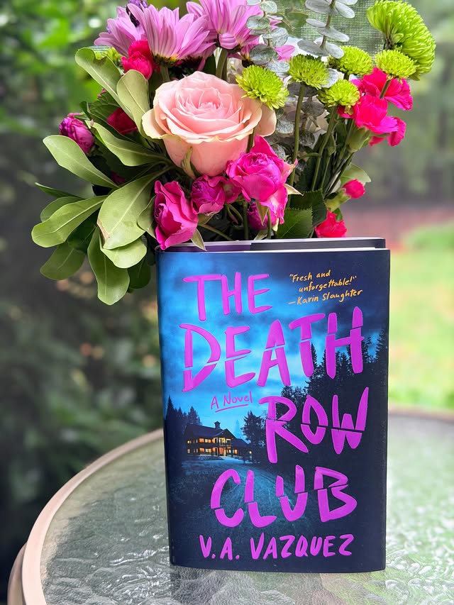Instagram post by @the_romance_regent for Gallery Books Group. Caption reads: 🔪🖤 Weekend Feature 🖤🔪 The Death Row Club by....