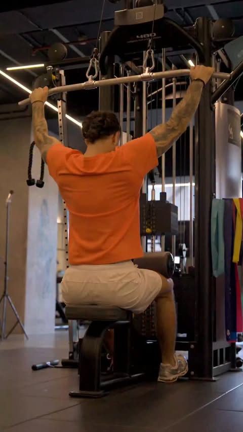Instagram post by @iamaleksandarilic for Optimum Nutrition. Caption reads: [...] makes consistency easier. 🍊💪 Optimum....