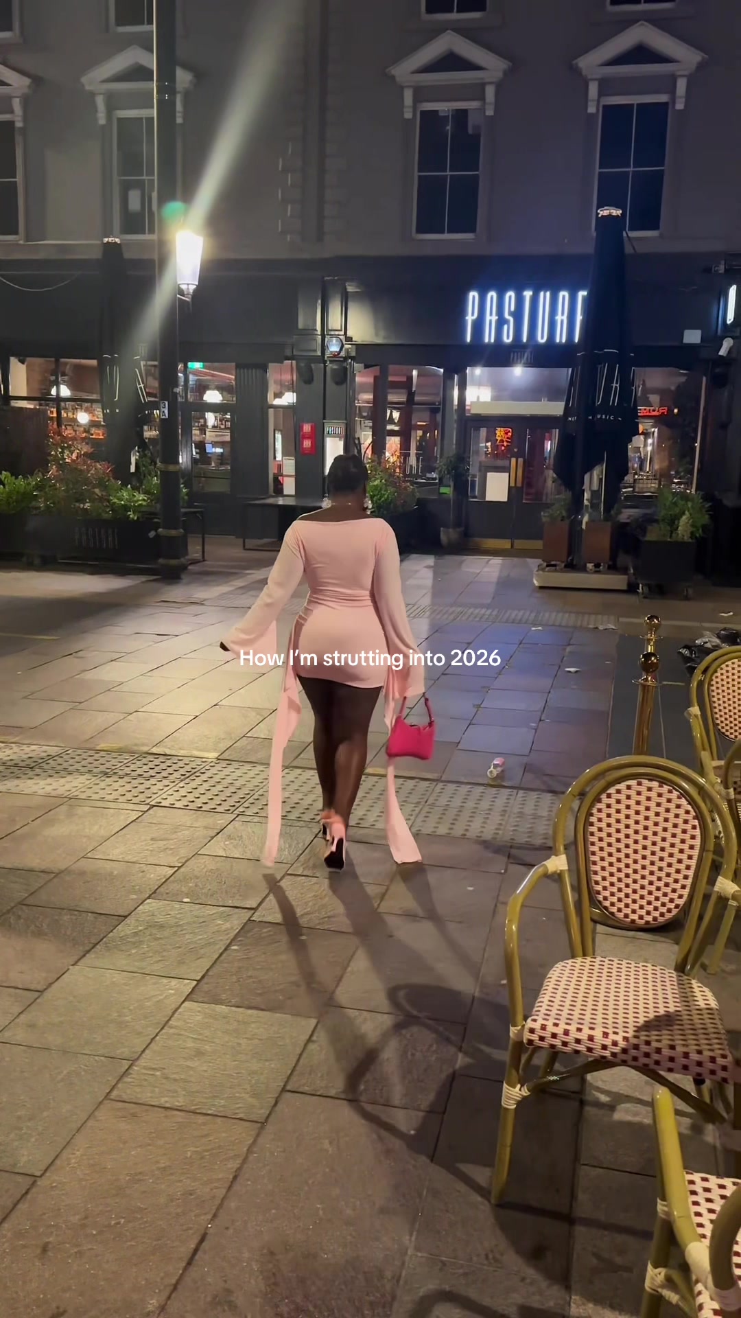 TikTok post by @kudzaisherose for PrettyLittleThing. Caption reads: Mwah 💋 @prettylittlething @SHEIN #egodress #EGO....