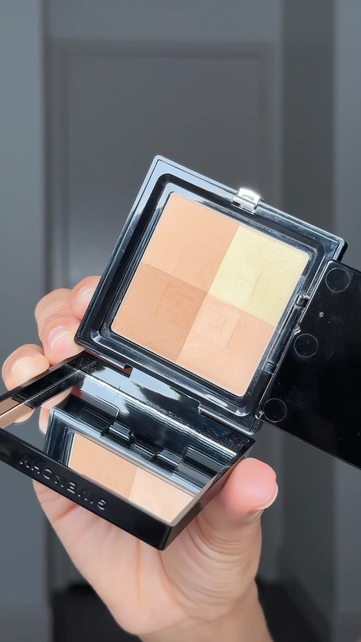 Instagram post by @julzjones for Givenchy Beauty. Caption reads: @givenchybeauty Prisme Libre 4-Color Pressed....