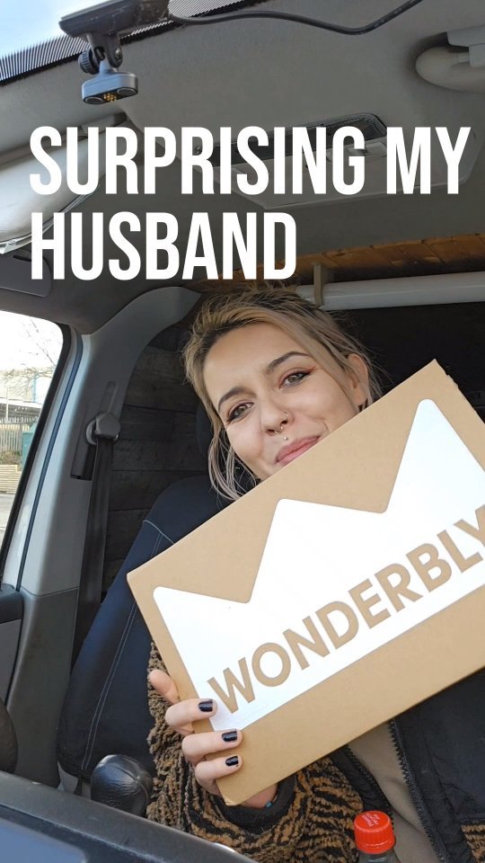 Instagram post by @the.tradie.wife for Wonderbly. Caption reads: #ad My husband hasn't been feeling to great....