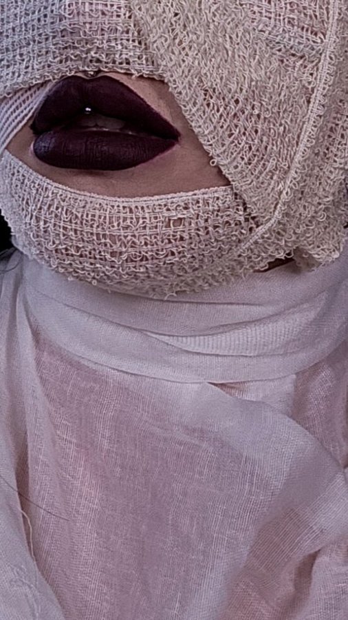 Instagram post by @byhazelj for LullaBellz. Caption reads: Halloween 10/31 - easy inspo for a last minute....