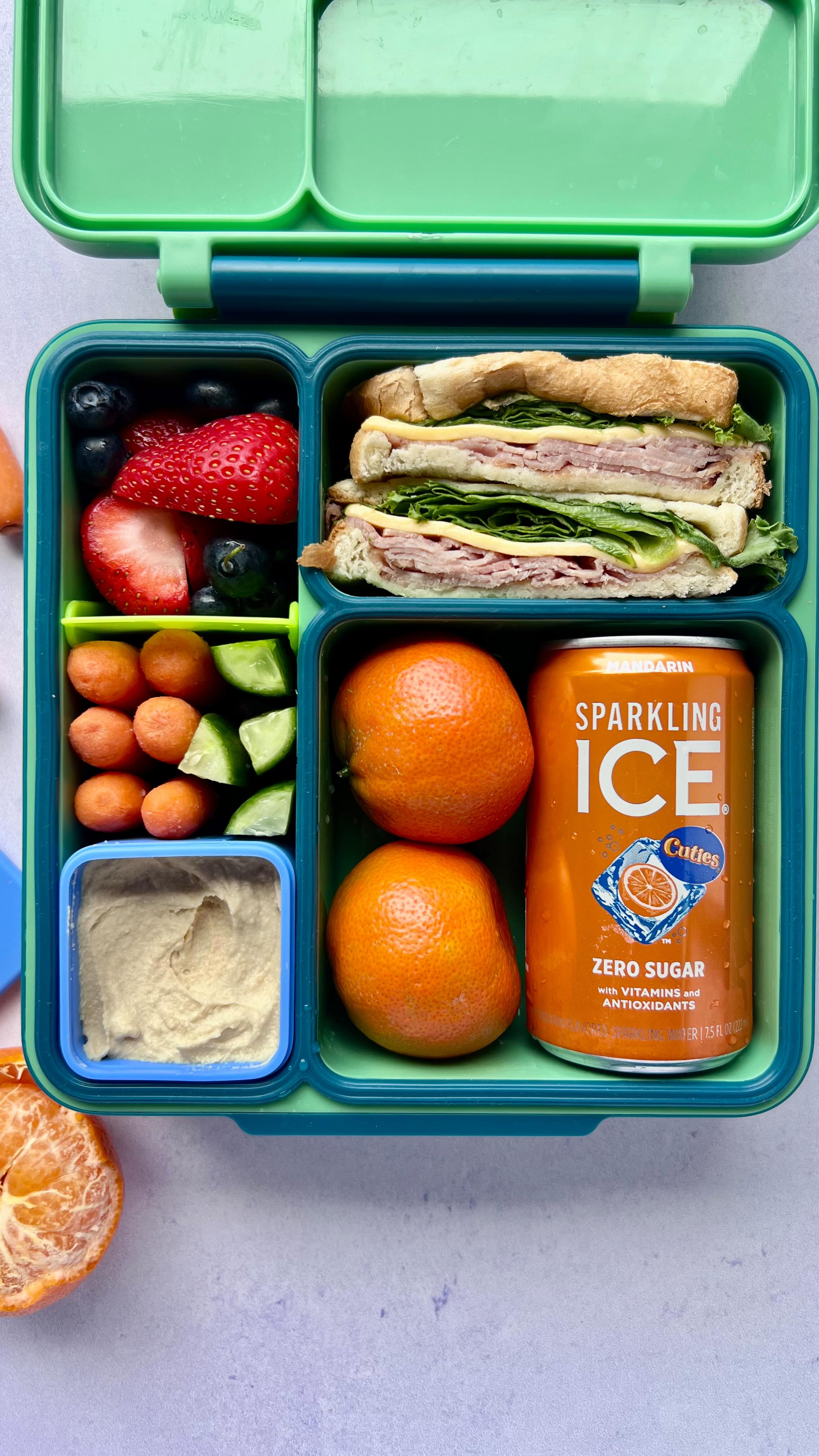 Instagram post by @lunchboxmafia for Sparkling Ice. Caption reads: ✨Just in time for back to school ✨ The new....