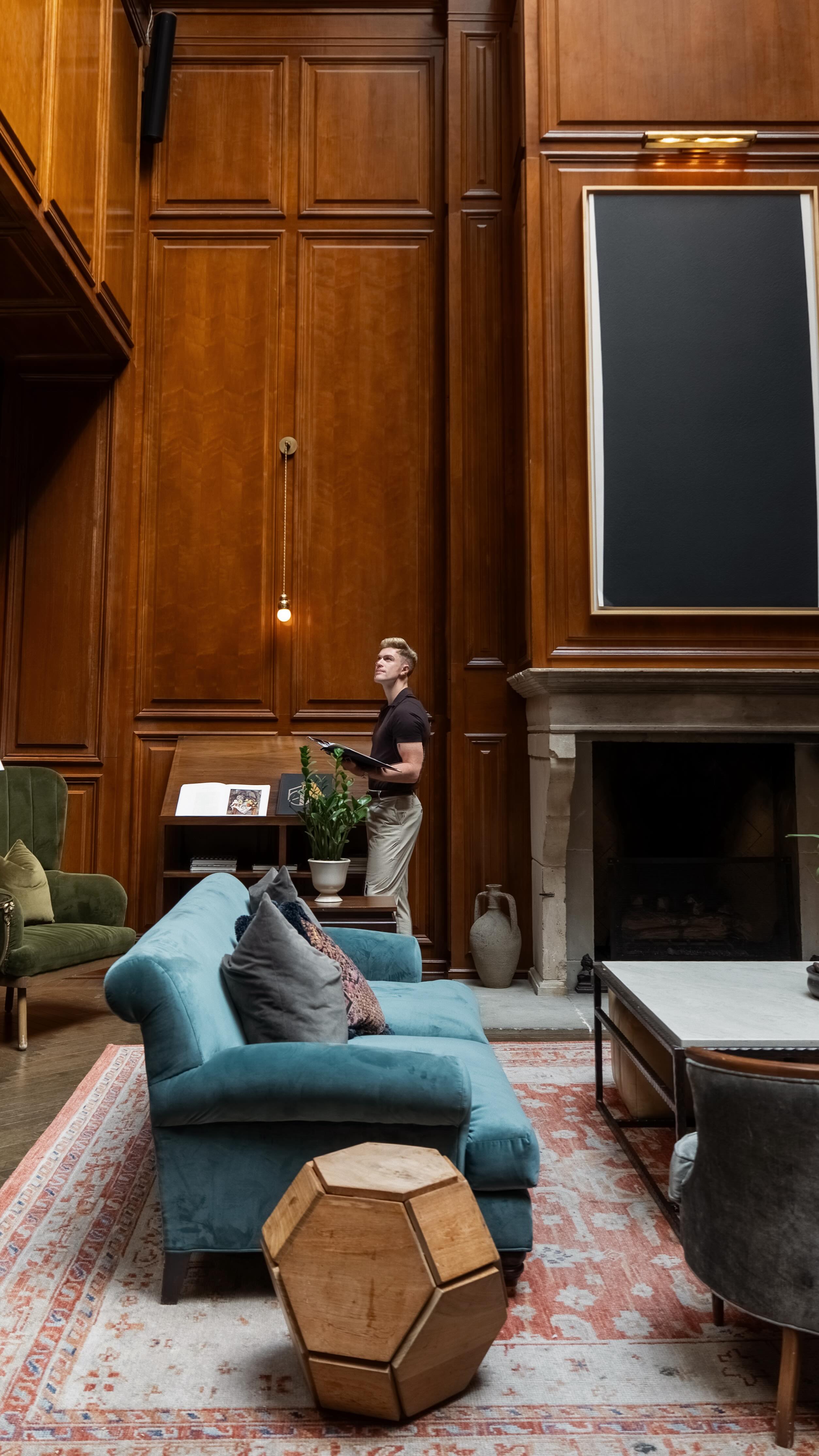 Instagram post by @sweetlifeofevan for Esquire. Caption reads: [...] wearing Composer by @michaelmalullondon....