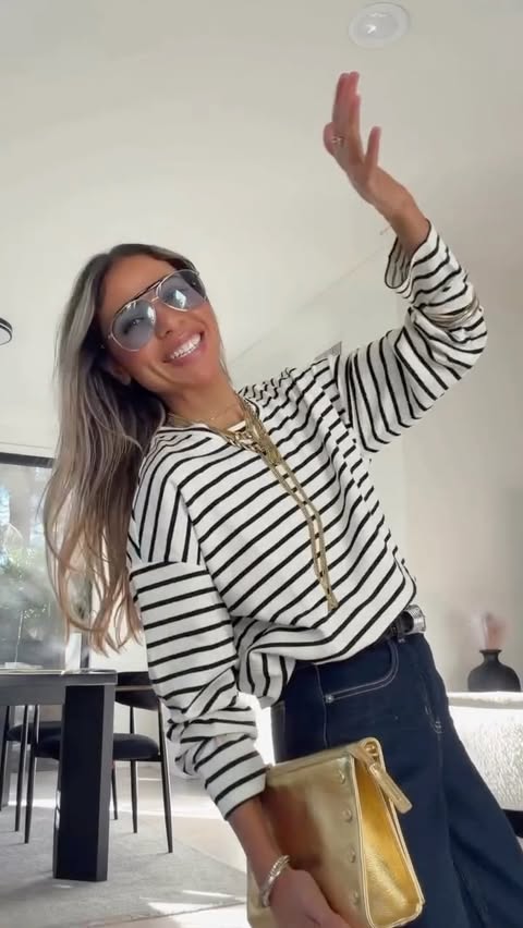 Instagram post by @monasaid.style for SPANX. Caption reads: [...] “STYLE” & I’ll DM the 🔗 #elevatedstyle....