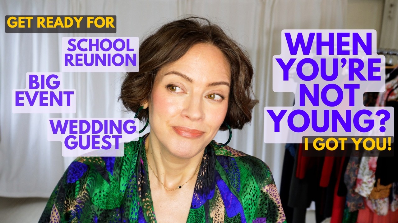 YouTube post by @unblahyourself for Qure Skincare. Caption reads: Get ready for holiday party - reunion - big event....