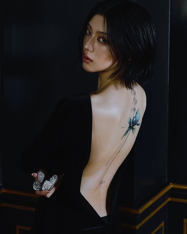 Instagram post by @miyoshi.aa for Boucheron. Caption reads: As I go through life, I believe what really....