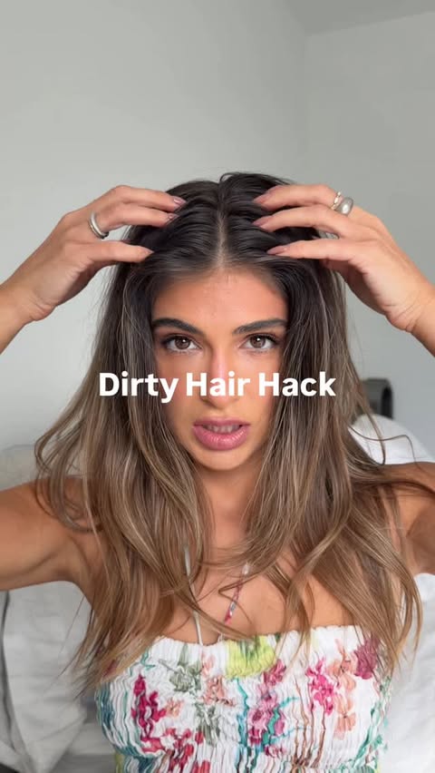 Instagram post by @batshevahaart for K18 Hair. Caption reads: Wow. This combo really brought my hair back to....