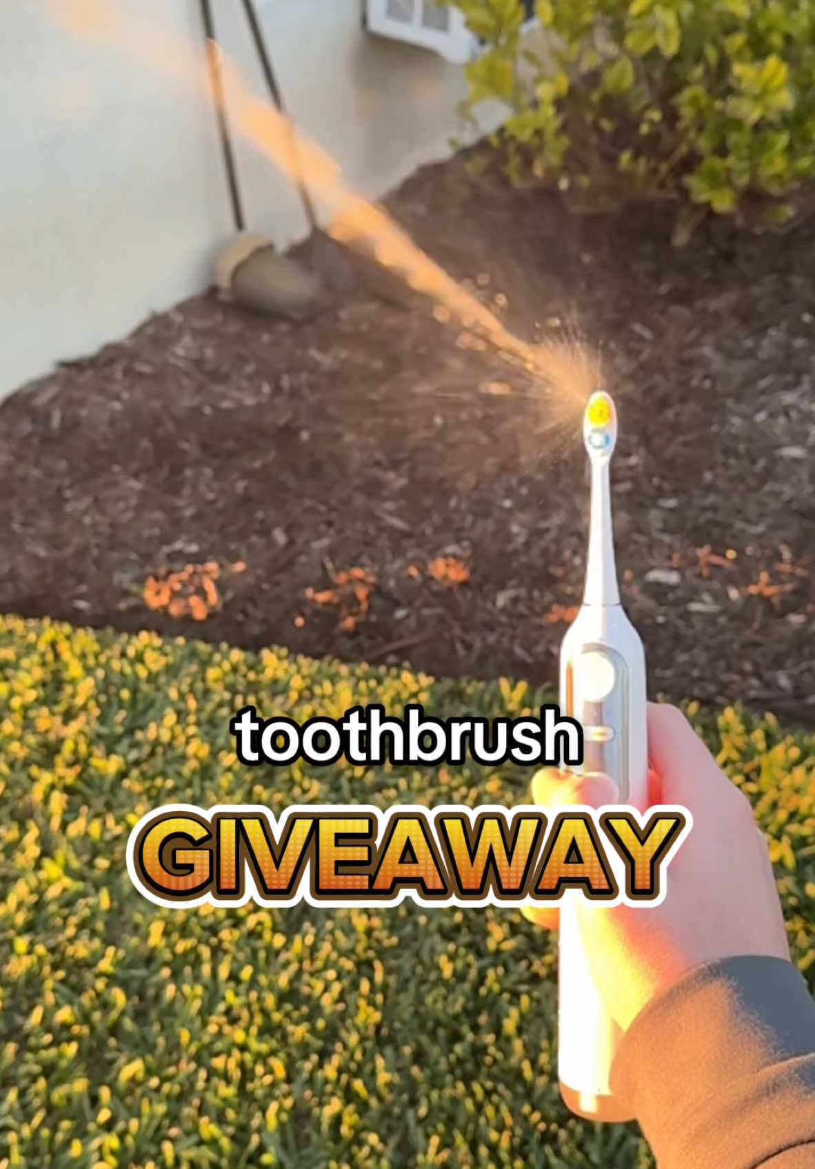 TikTok post by @kylekruegerr for Soocas Taiwan. Caption reads: This cleans everything 😭 🎉 Giveaway Time! 🎉....