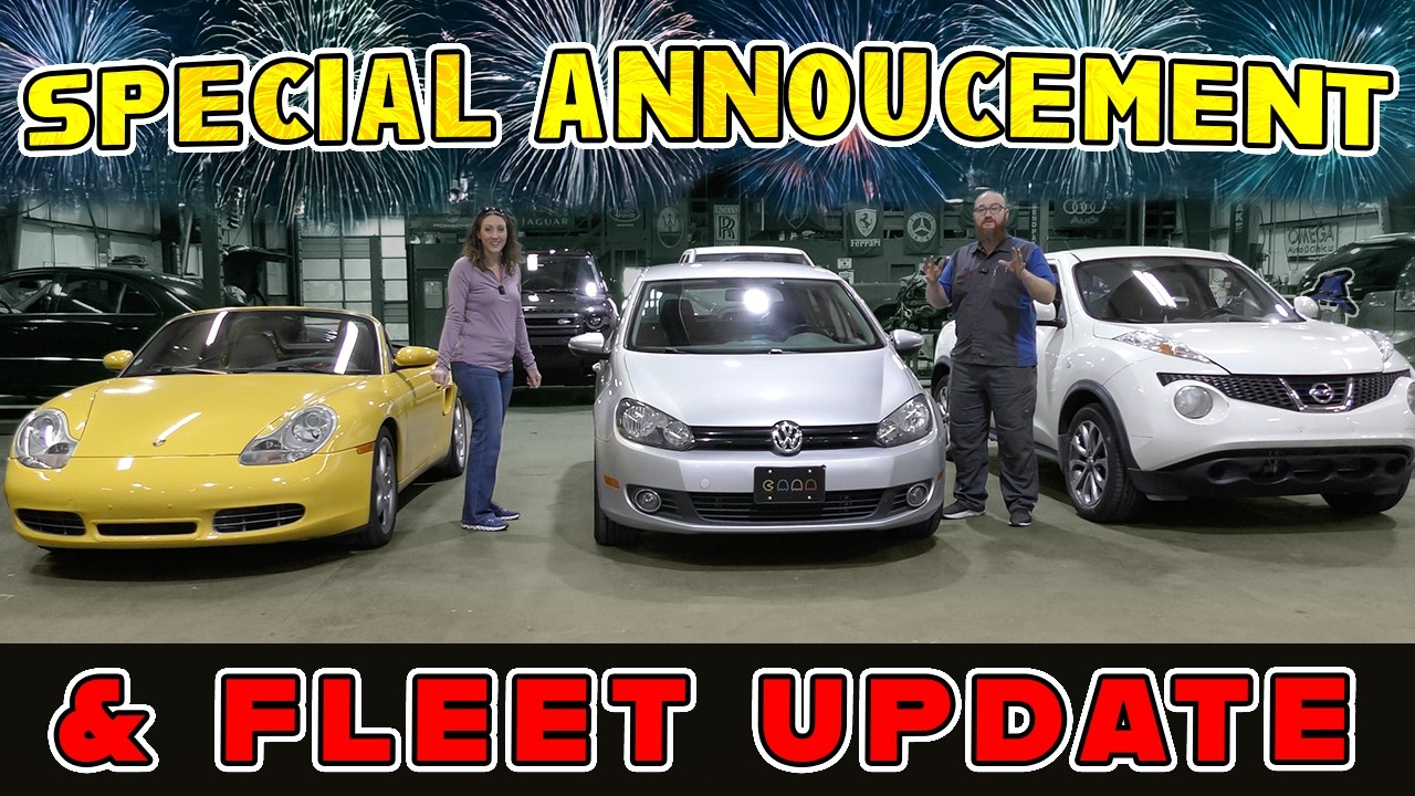 YouTube post by @CarWizard for BendPak. Caption reads: Special Announcement 7 years in the Making & A....