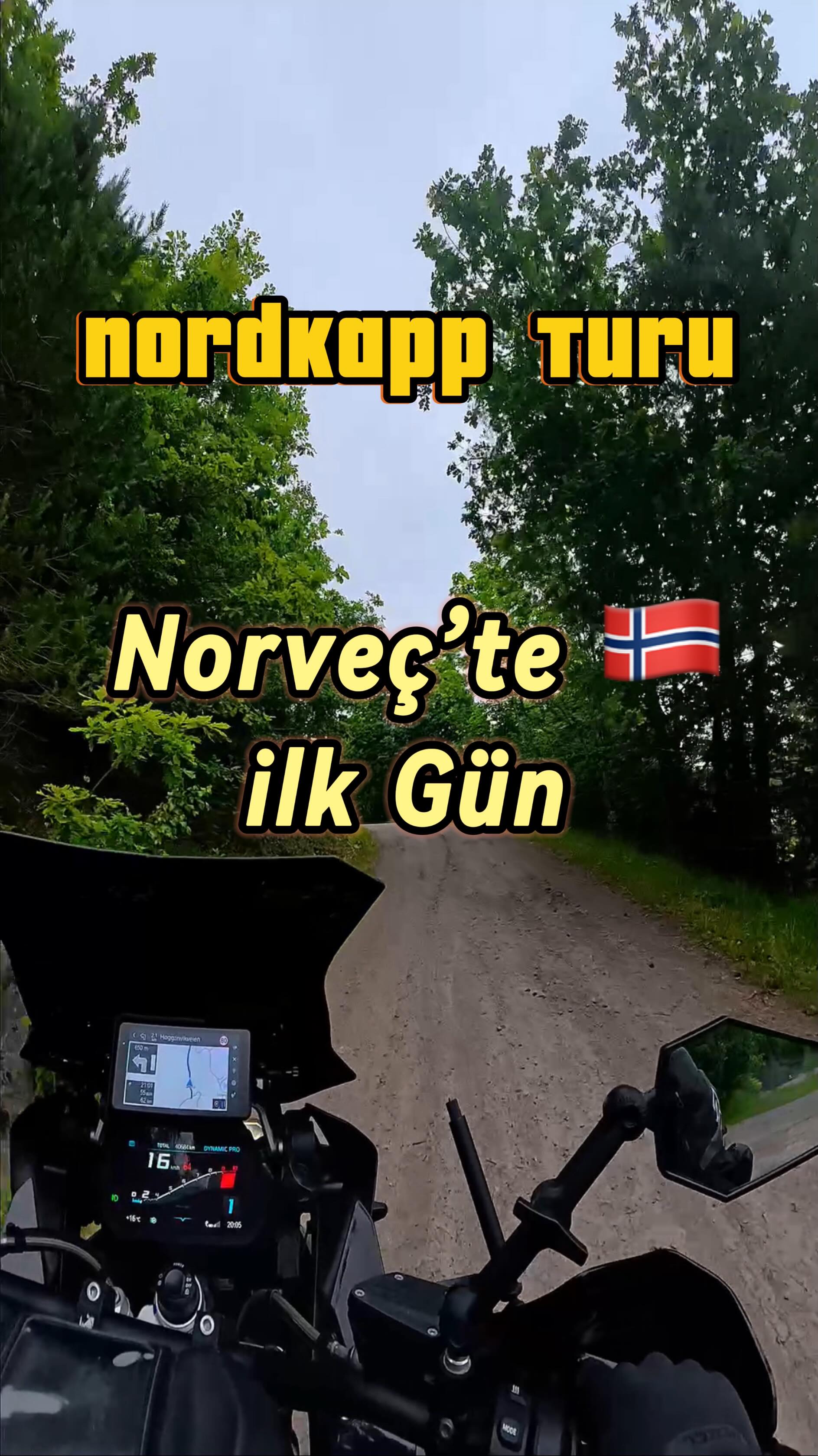 Instagram post by @solo_gs_rider for Cardo Systems. Caption reads: Norvec’te ilk gecem. Daha ilk bakışta hayran....