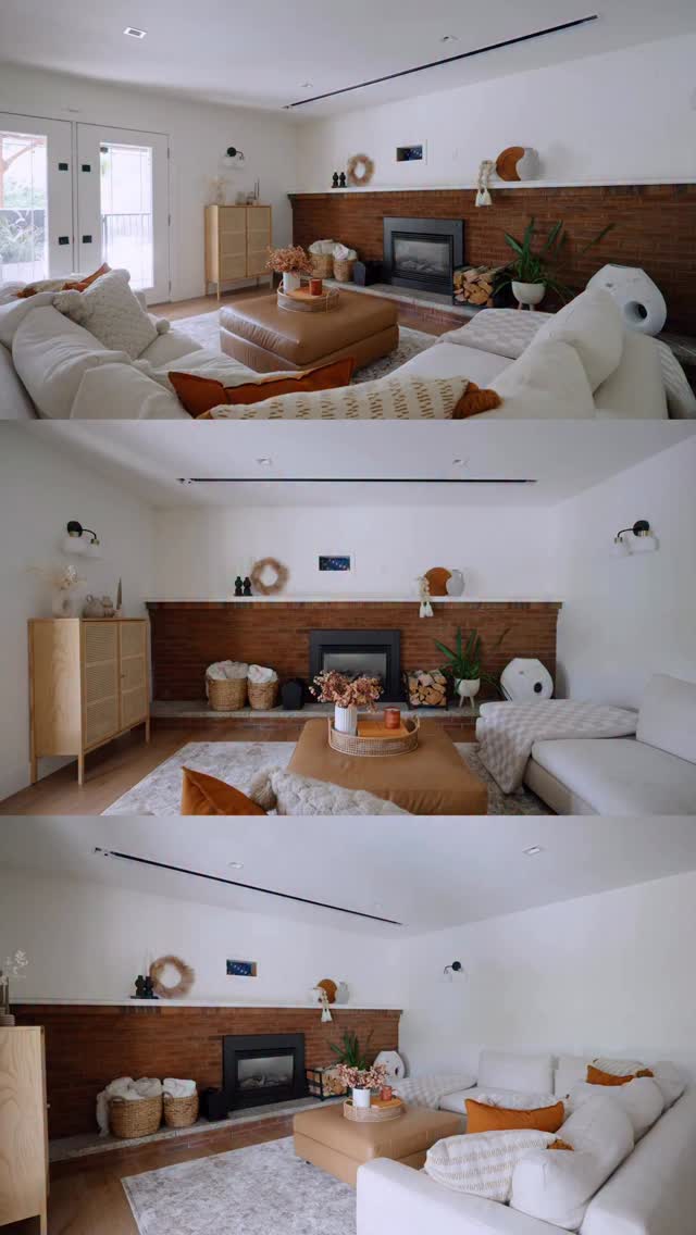 Instagram post by @kelsikendel for Best Buy. Caption reads: This is our living room- the heart of our home.....