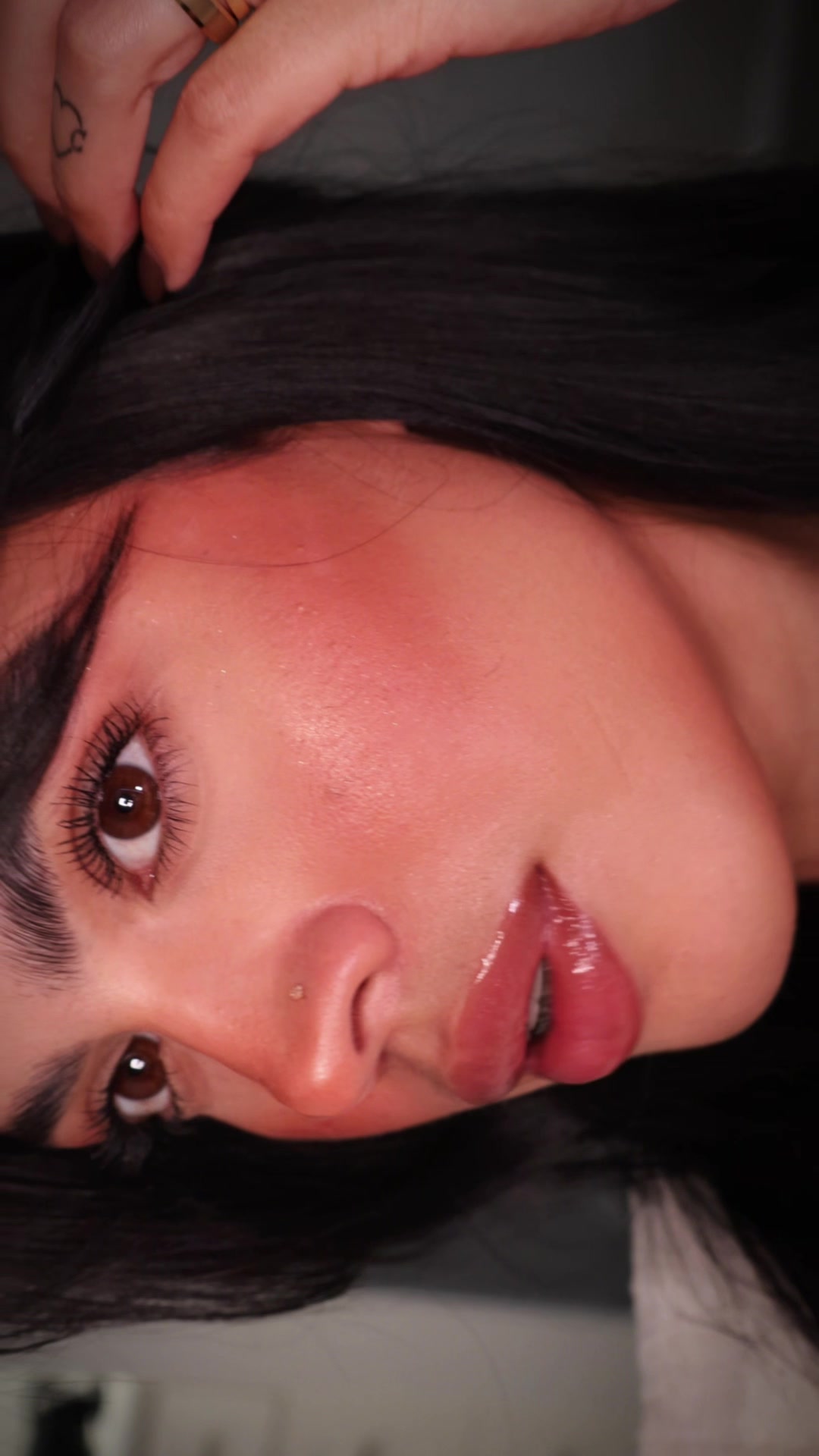 TikTok post by @mrodriguez_30 for Menow. Caption reads: @brows.bymariaa @L’Oréal Paris @MENOW US #makeup....