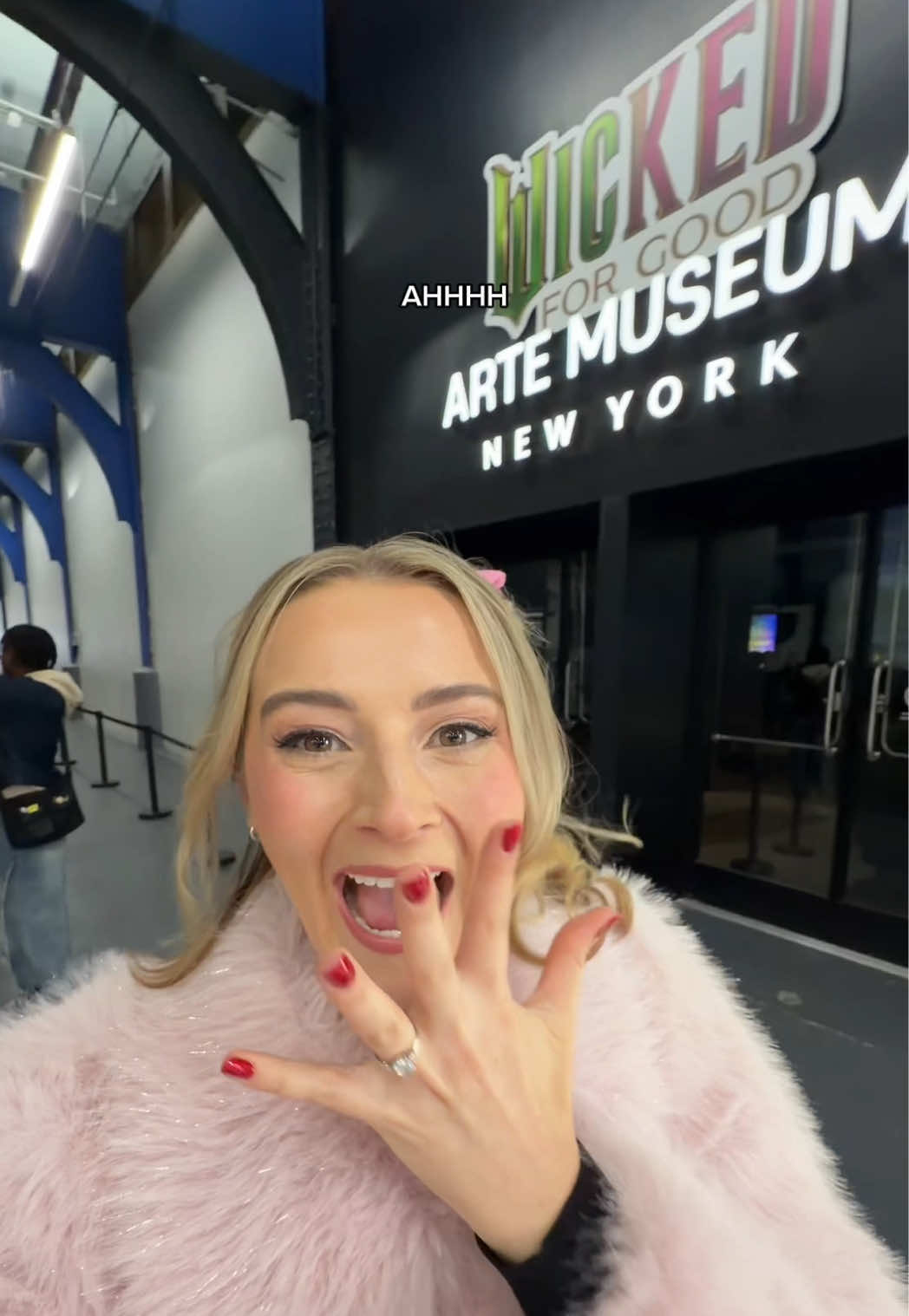 TikTok post by @hannahlowther for Universal Pictures. Caption reads: [...] For Good at home? YES PLEASE @Universal....