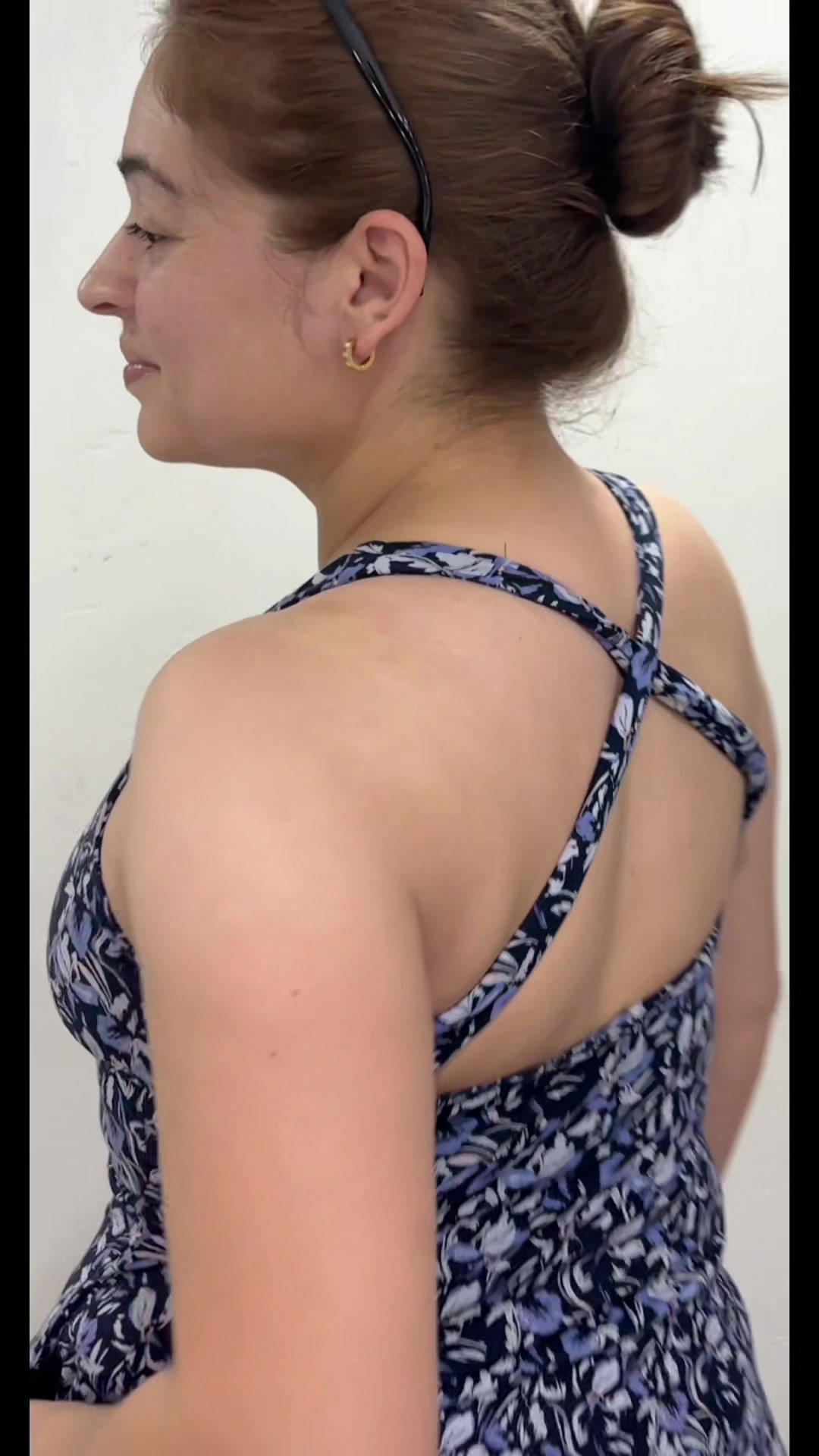 TikTok post by @cinthia.fontes1 for Pact. Caption reads: [...] Fit & Flare Open Back Maxi Dress @@Pact.