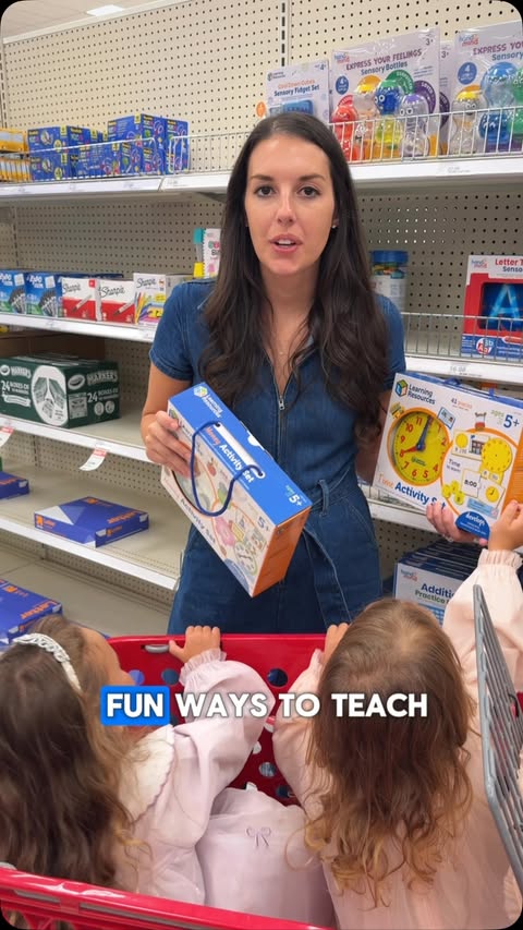 Instagram post by @alissa.s.nelson for Learning Resources. Caption reads: [...] girls and me and these toys from Learning....