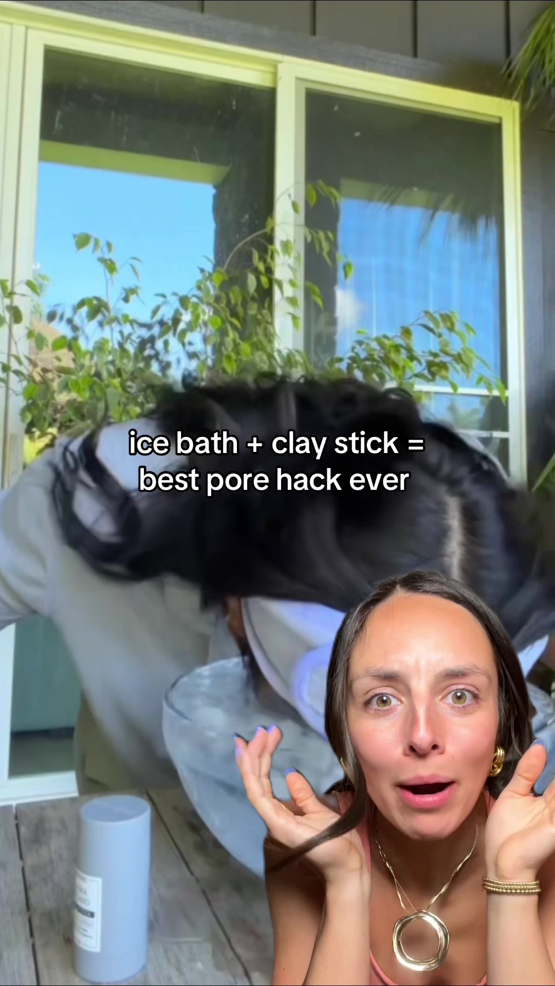 TikTok post by @ryryfindss for Skintific. Caption reads: [...] #porecleansing #blackheads @SKINTIFIC US....