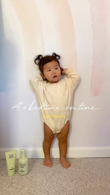 Instagram post by @happy_baes for Pipette. Caption reads: [...] We have a new bedtime routine favorite,....