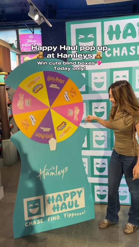 Instagram post by @with.edith for Just Play. Caption reads: [...] 💖 @HamleysOfficial @Findyourhappyhaul....